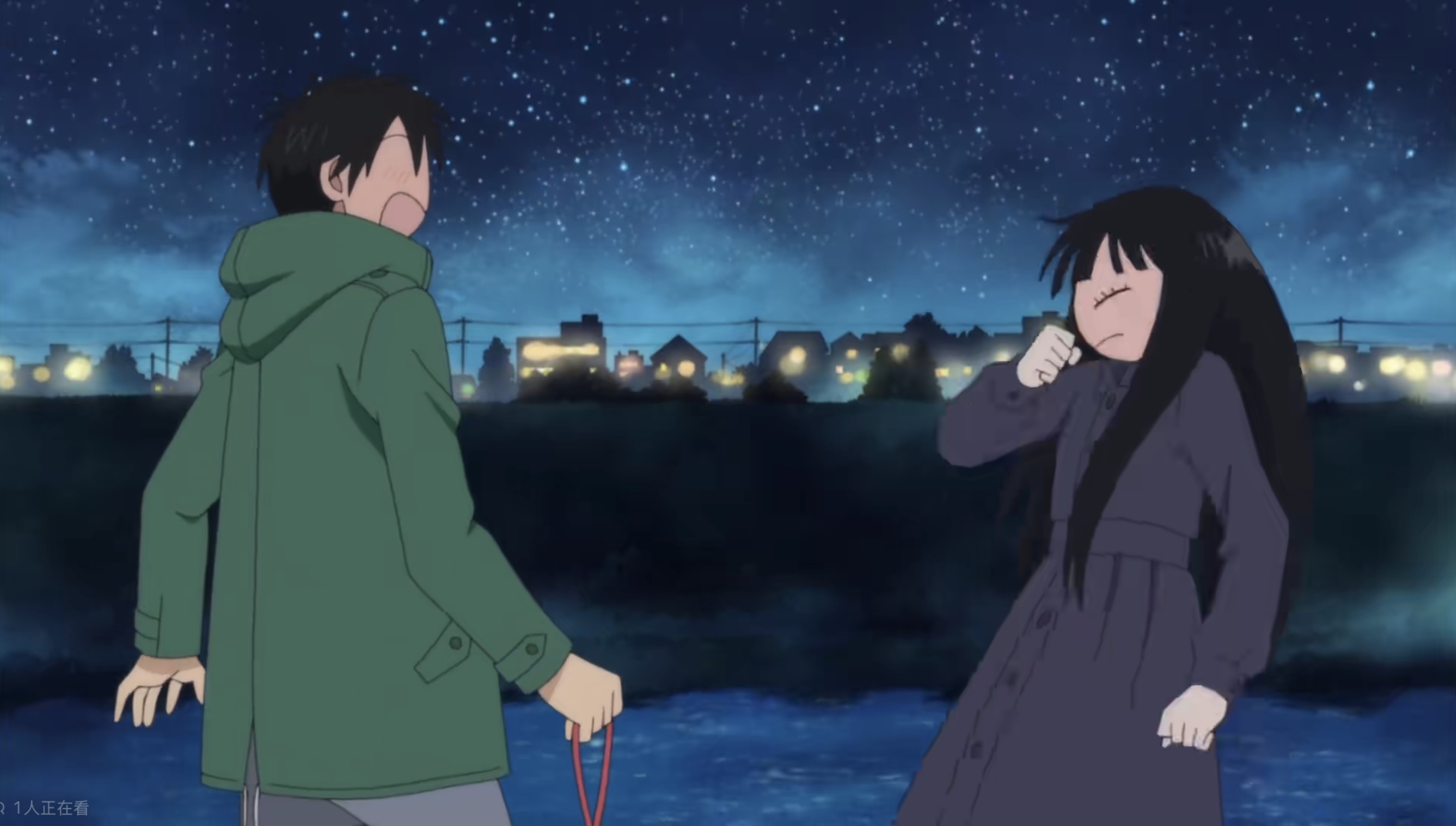 两个害羞的宝宝